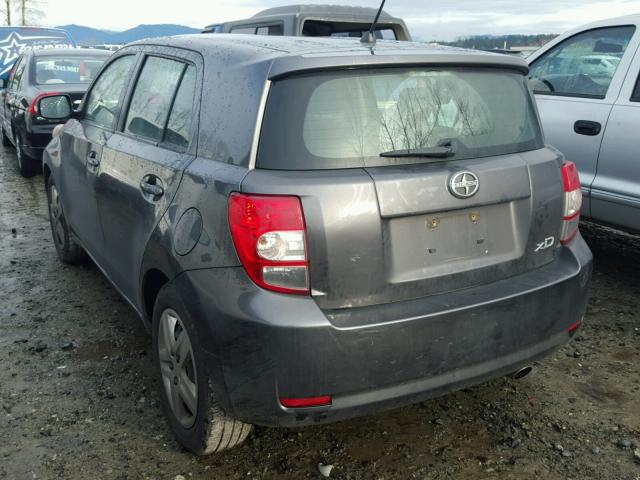 JTKKU10408J005302 - 2008 TOYOTA SCION XD GRAY photo 3