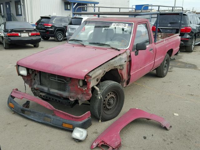 JT4RN55RXH7009739 - 1987 TOYOTA PICKUP 1/2 RED photo 2