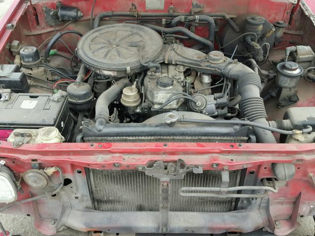 JT4RN55RXH7009739 - 1987 TOYOTA PICKUP 1/2 RED photo 7