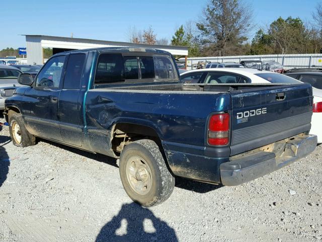 3B7HC13Z6WG168031 - 1998 DODGE RAM 1500 GREEN photo 3