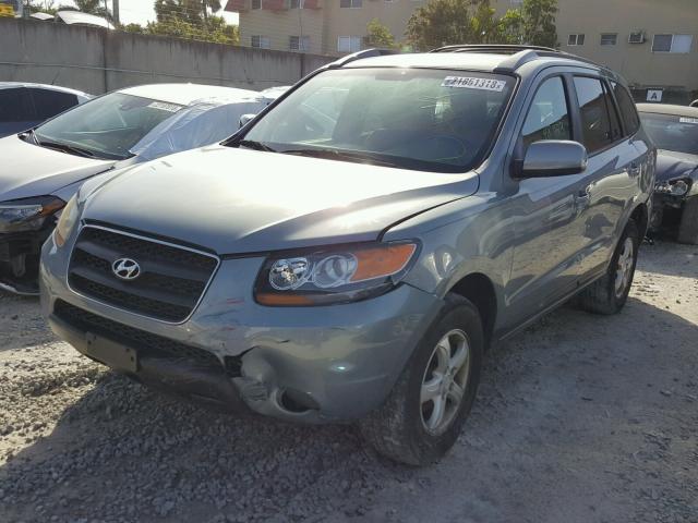 5NMSG13D67H114328 - 2007 HYUNDAI SANTA FE G GRAY photo 2