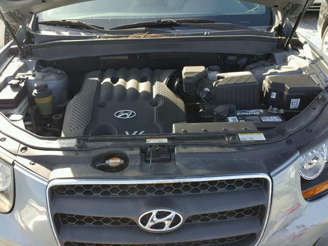 5NMSG13D67H114328 - 2007 HYUNDAI SANTA FE G GRAY photo 7