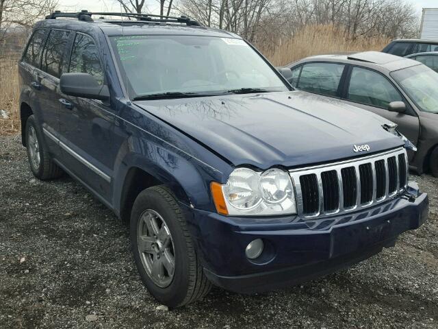 1J4HR58N45C679339 - 2005 JEEP GRAND CHER BLUE photo 1