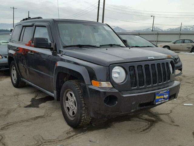 1J8FF28W48D604855 - 2008 JEEP PATRIOT SP BLACK photo 1