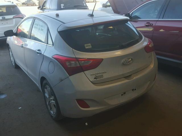 KMHD35LH1EU230455 - 2014 HYUNDAI ELANTRA GT SILVER photo 3