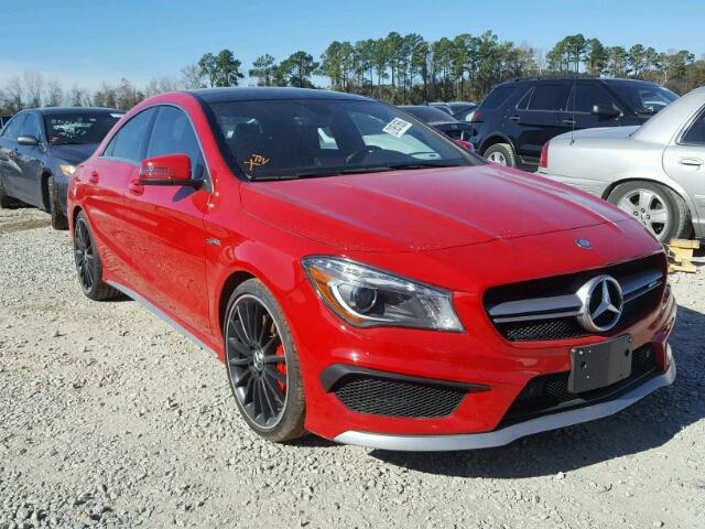 WDDSJ5CB1EN118882 - 2014 MERCEDES-BENZ CLA 45 AMG RED photo 1