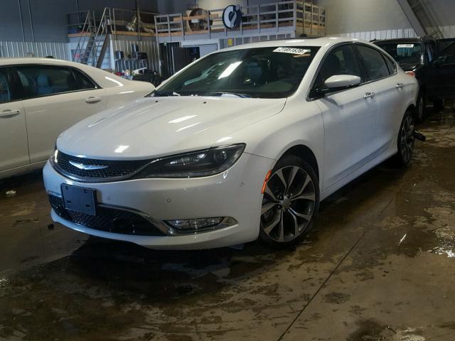 1C3CCCEG3FN664658 - 2015 CHRYSLER 200 C WHITE photo 2