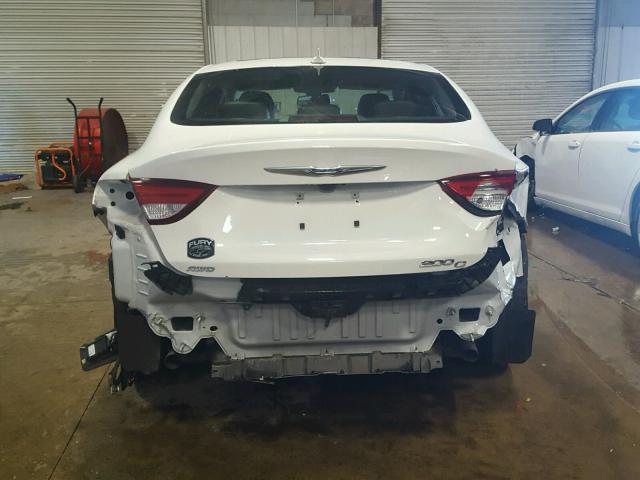 1C3CCCEG3FN664658 - 2015 CHRYSLER 200 C WHITE photo 9