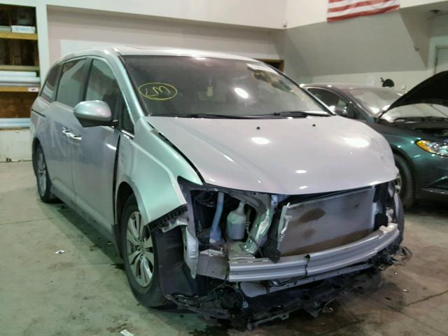 5FNRL5H63EB105239 - 2014 HONDA ODYSSEY EX SILVER photo 1