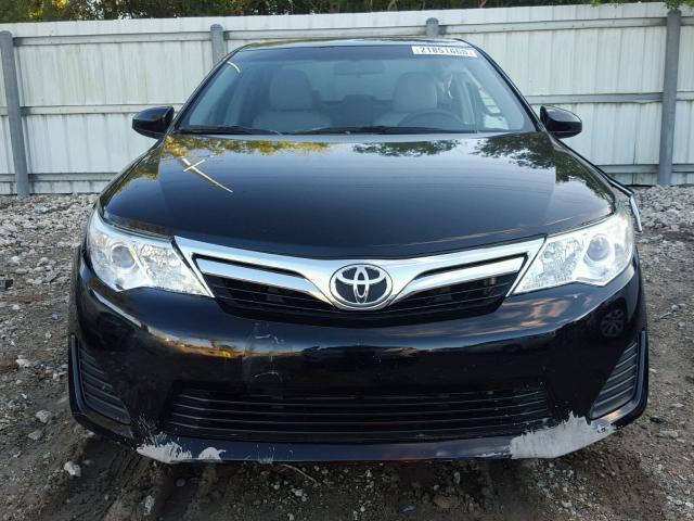 4T1BF1FK7CU068844 - 2012 TOYOTA CAMRY BASE BLACK photo 10