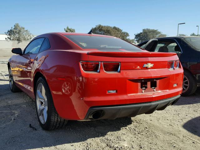 2G1FJ1EJ5B9123664 - 2011 CHEVROLET CAMARO SS RED photo 3