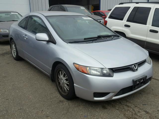 2HGFG12687H539650 - 2007 HONDA CIVIC LX SILVER photo 1