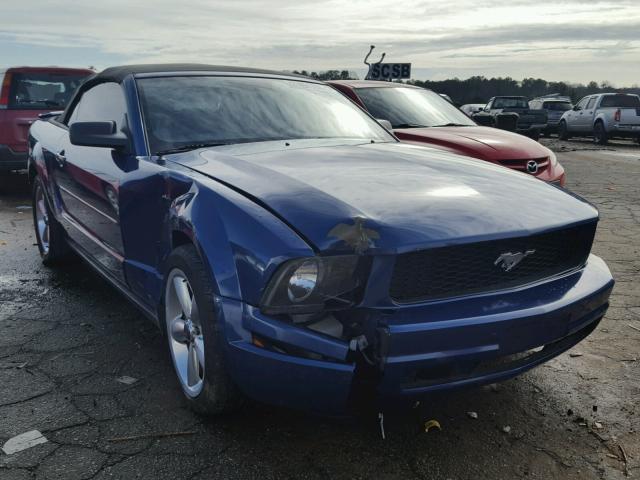 1ZVHT84N385188359 - 2008 FORD MUSTANG BLUE photo 1