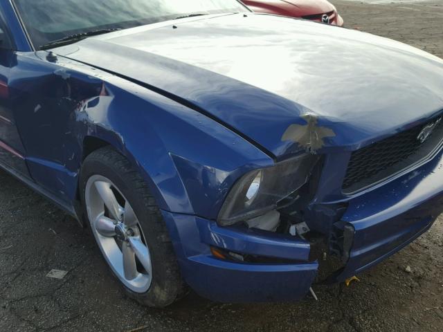 1ZVHT84N385188359 - 2008 FORD MUSTANG BLUE photo 9