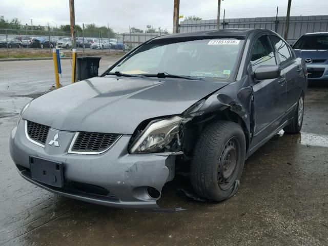 4A3AB36F24E108962 - 2004 MITSUBISHI GALANT ES GRAY photo 2