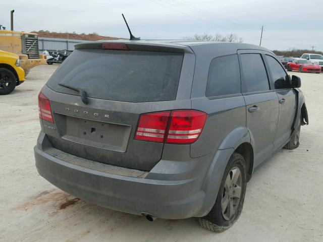 3C4PDCAB1DT623835 - 2013 DODGE JOURNEY SE GRAY photo 4