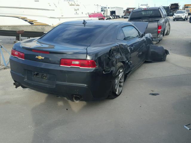 2G1FB1E38F9301667 - 2015 CHEVROLET CAMARO LS GRAY photo 4