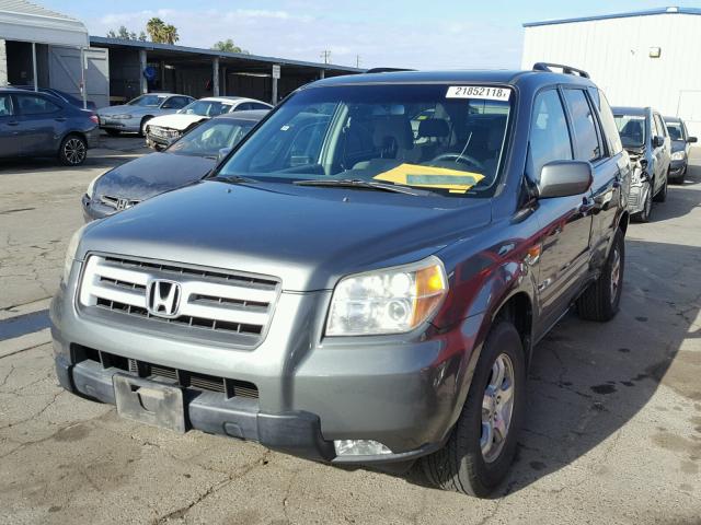 5FNYF28368B002957 - 2008 HONDA PILOT SE CHARCOAL photo 2