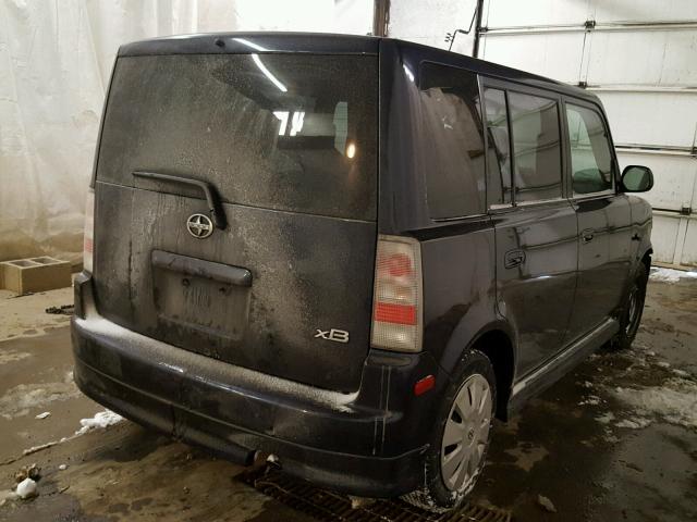 JTLKT334064087341 - 2006 TOYOTA SCION XB BLUE photo 4