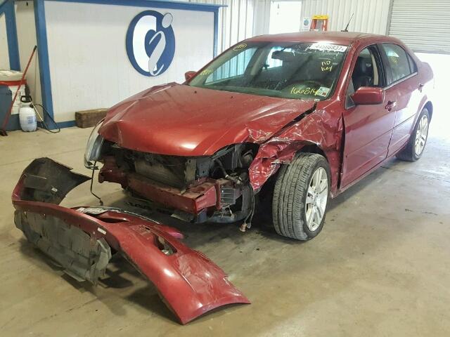 3FAHP02197R166814 - 2007 FORD FUSION SEL RED photo 2