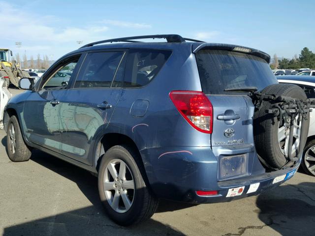 JTMZD34V875059670 - 2007 TOYOTA RAV4 LIMIT BLUE photo 3