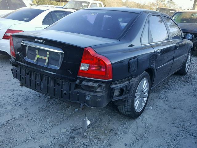 YV1TS592961440157 - 2006 VOLVO S80 2.5T BLACK photo 4