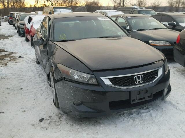 1HGCS22879A009471 - 2009 HONDA ACCORD EXL BLACK photo 1