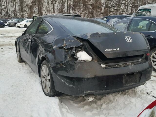 1HGCS22879A009471 - 2009 HONDA ACCORD EXL BLACK photo 3