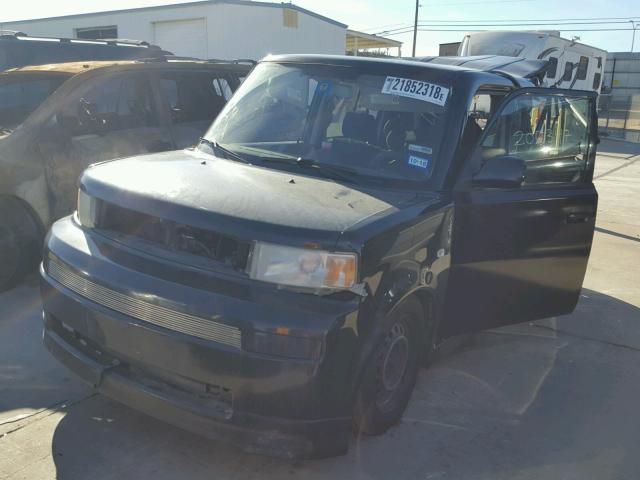 JTLKT324950203739 - 2005 TOYOTA SCION XB BLACK photo 2