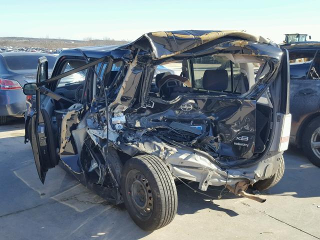 JTLKT324950203739 - 2005 TOYOTA SCION XB BLACK photo 3