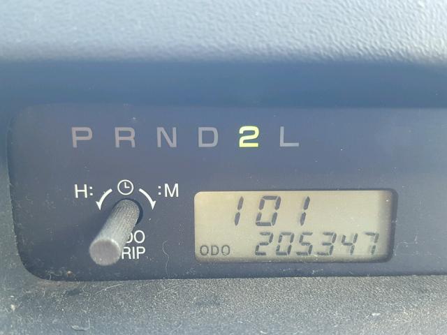 JTLKT324950203739 - 2005 TOYOTA SCION XB BLACK photo 8