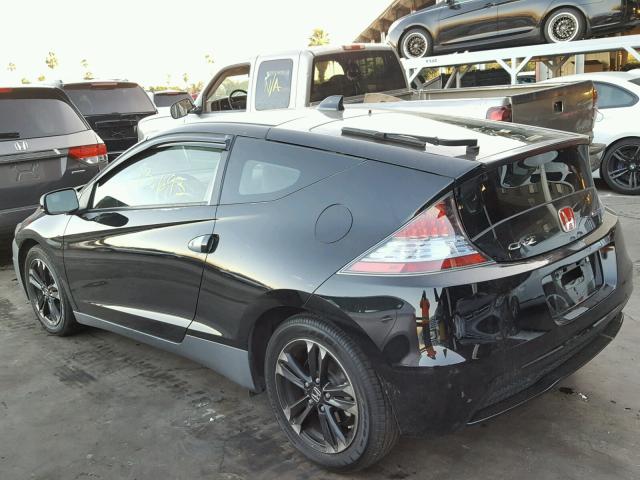 JHMZF1D62FS002547 - 2015 HONDA CR-Z EX BLACK photo 3