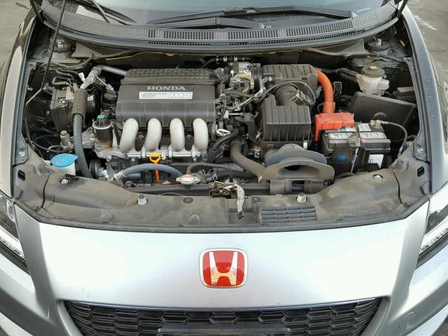 JHMZF1D62FS002547 - 2015 HONDA CR-Z EX BLACK photo 7