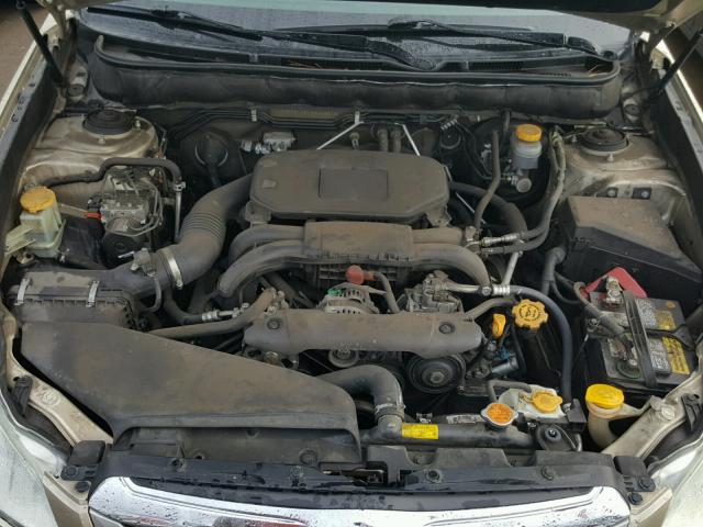 4S4BRBKC5A3360281 - 2010 SUBARU OUTBACK 2. GOLD photo 7