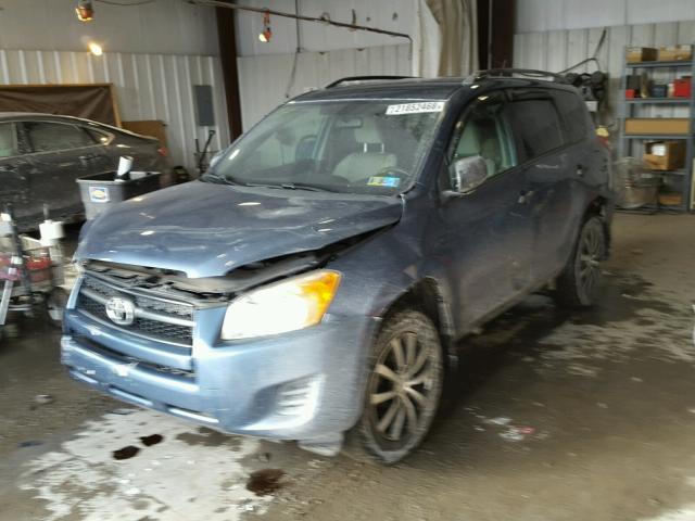 JTMBF4DV4A5034600 - 2010 TOYOTA RAV4 BLUE photo 2