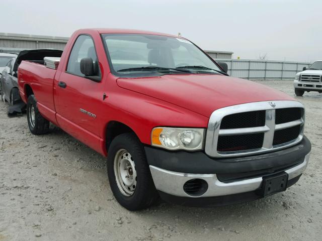 1D7HA16K74J138042 - 2004 DODGE RAM 1500 S RED photo 1