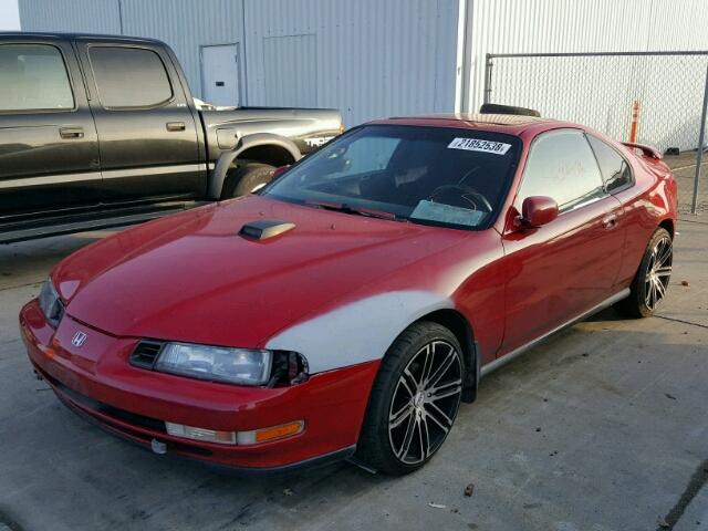 JHMBB2254TC004870 - 1996 HONDA PRELUDE SI RED photo 2