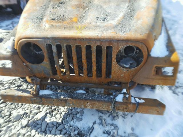 1J4FA44S85P317186 - 2005 JEEP WRANGLER / BURN photo 9