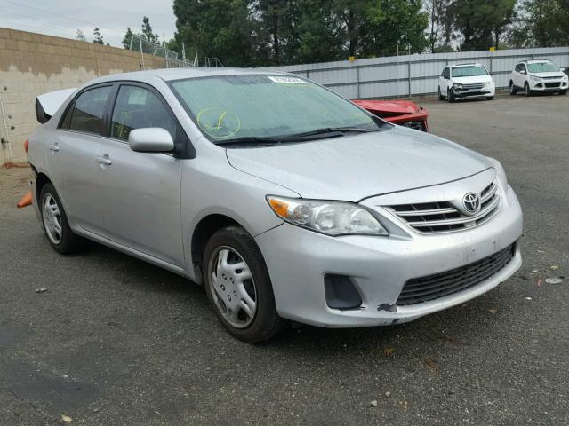 5YFBU4EE2DP181199 - 2013 TOYOTA COROLLA BA SILVER photo 1
