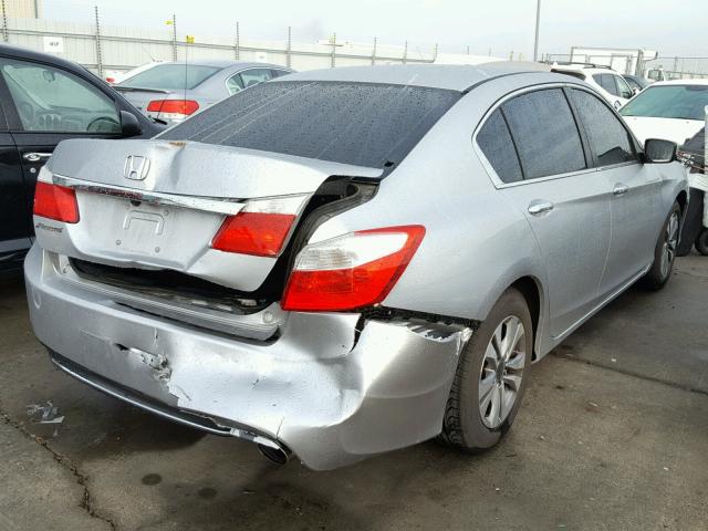 1HGCR2F34FA056690 - 2015 HONDA ACCORD LX SILVER photo 4