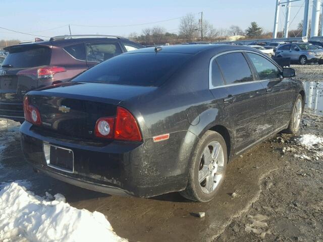 1G1ZH57B694252452 - 2009 CHEVROLET MALIBU 1LT BLACK photo 4