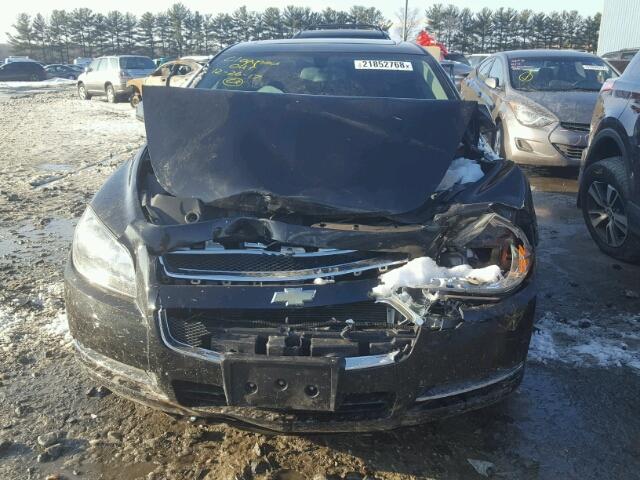 1G1ZH57B694252452 - 2009 CHEVROLET MALIBU 1LT BLACK photo 9