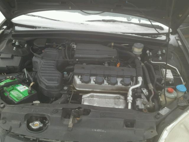 2HGES26883H579135 - 2003 HONDA CIVIC EX შავი ფოტო 7