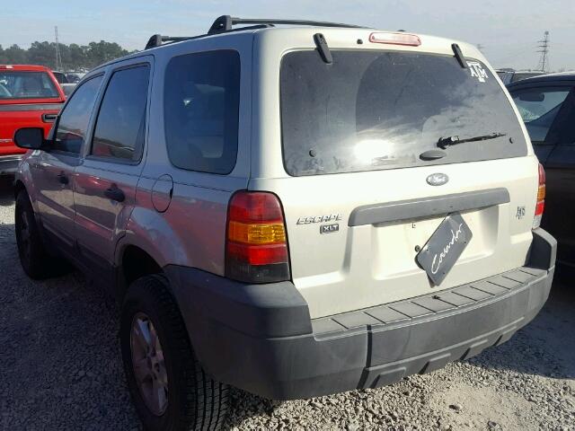 1FMYU03115KA52224 - 2005 FORD ESCAPE XLT BEIGE photo 3