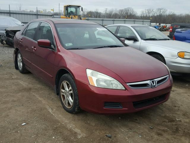 1HGCM56856A162741 - 2006 HONDA ACCORD EX RED photo 1