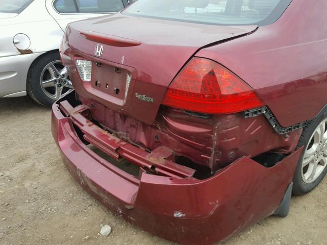 1HGCM56856A162741 - 2006 HONDA ACCORD EX RED photo 9