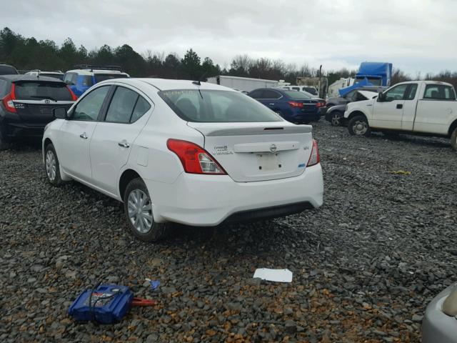 3N1CN7AP1FL958565 - 2015 NISSAN VERSA S WHITE photo 3