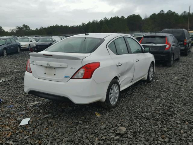 3N1CN7AP1FL958565 - 2015 NISSAN VERSA S WHITE photo 4