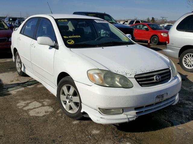 1NXBR32E53Z120054 - 2003 TOYOTA COROLLA CE WHITE photo 1