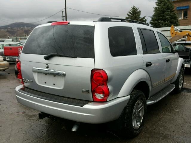 1D8HB58D75F545944 - 2005 DODGE DURANGO LI SILVER photo 4